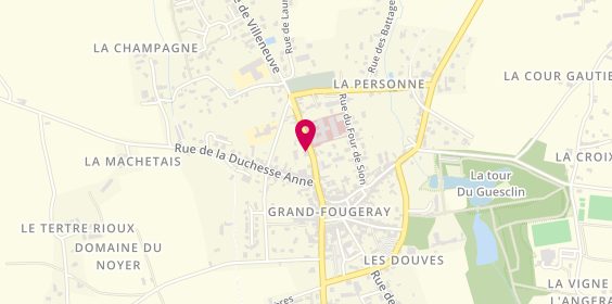 Plan de Ambulances Boscherel Geffray A B G, 30 Rue Saint-Roch, 35390 Grand-Fougeray