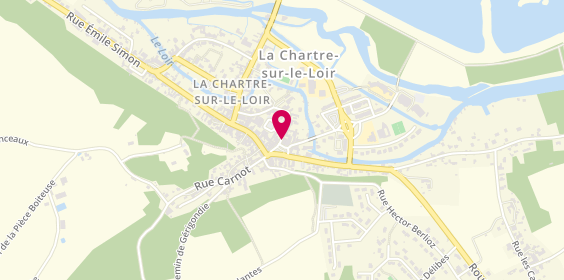 Plan de Maison Dupuy, 18 place de la République, 72340 La Chartre-sur-le-Loir
