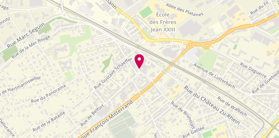 Plan de Le Choix Funeraire, 23 Rue de Belfort, 68200 Mulhouse