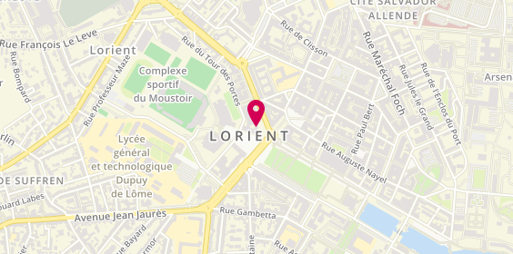Plan de Pompes funèbres, 2 Boulevard du Général Leclerc, 56100 Lorient