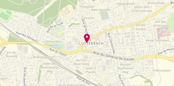 Plan de Pompes Funebres Schmitt, 38 Rue Aristide Briand, 68460 Lutterbach