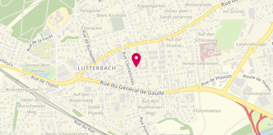Plan de KITTLER Olivier, 18 Rue des Seigneurs, 68460 Lutterbach