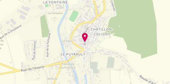 Plan de J.Dépée et Fils SAS, 57 Rue Jean Jaurès, 45230 Châtillon-Coligny