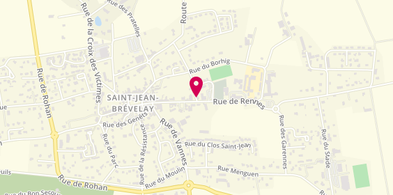 Plan de Bouguennec Anthony, 23 Rue de Rennes, 56660 Saint-Jean-Brévelay