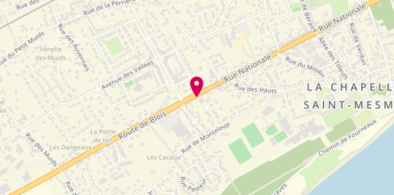 Plan de Pompes Funèbres Caton, 11 Route Blois, 45380 La Chapelle-Saint-Mesmin