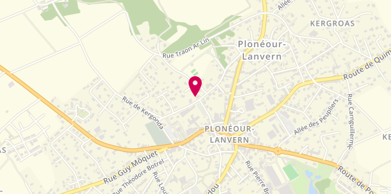 Plan de Pompes Funèbres Failler, 16 Rue Croas Ar Bléon Rue De, 29720 Plonéour-Lanvern