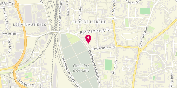 Plan de Pompes Funebres Caton, Face au Grand Cimetière
72 Boulevard Lamartine, 45400 Fleury-les-Aubrais