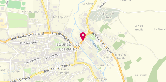 Plan de Marbrerie Didier, 10 avenue du Lieutenant Gouby, 52400 Bourbonne-les-Bains