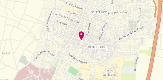 Plan de Miesch Schaeffer, 17 Rue du Maréchal Joffre, 68250 Rouffach