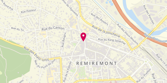 Plan de Pompes funèbres PFG REMIREMONT, 41 Rue de la Xavee, 88200 Remiremont