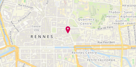 Plan de Pompes funèbres inmemori, 9 Rue Gambetta, 35000 Rennes