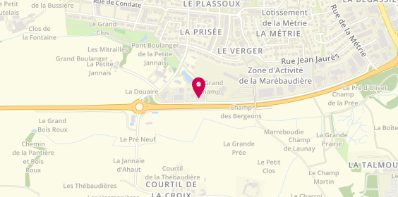 Plan de Ambulances Priour et Pompes Funebre, 7 Rue de la Marebaudière, 35760 Montgermont