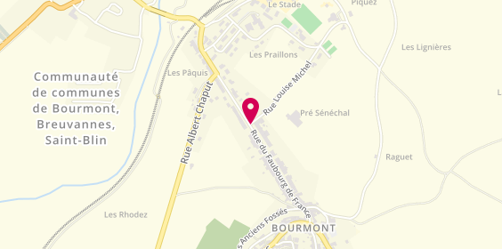 Plan de Ambulances Smet - Pompes Funebres Smet, 45 Rue du Faubourg de France, 52150 Bourmont