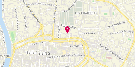 Plan de Ets Delassasseigne, 7 Rue de Bellenave, 89100 Sens
