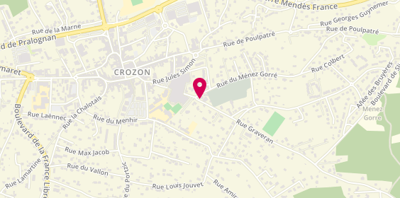 Plan de Le Choix Funéraire, 21 Bis Rue Graveran, 29160 Crozon