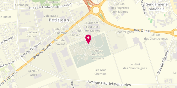 Plan de Crematorium du Grand Troyes, chemin du Chavant, 10430 Rosières-près-Troyes