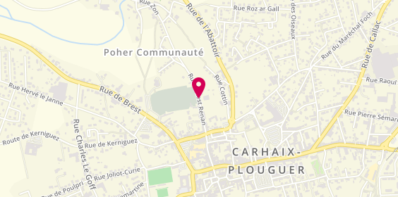 Plan de Etablissements Garandel-Chauvel, 16 Rue Ernest Renan, 29270 Carhaix-Plouguer