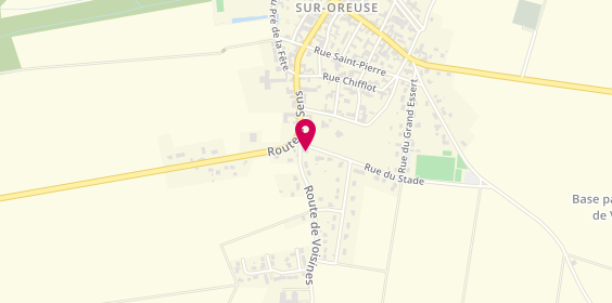Plan de Pompes Funèbres Marbrerie Gesserand, 2 Route de Voisines, 89260 Thorigny-sur-Oreuse