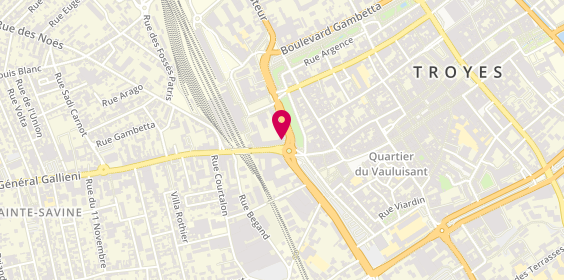 Plan de FOURQUET, 44 Boulevard Carnot, 10000 Troyes