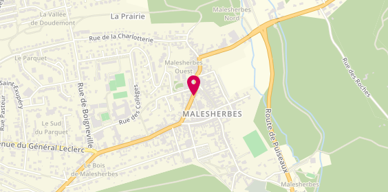 Plan de Pompes Funèbres et Marbrerie Roger MARIN, 3 Rue Saint-Eloi, 45330 Le Malesherbois