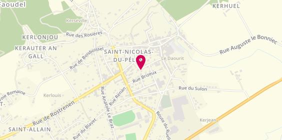 Plan de SARL le Roux, 6A Rue Prat Zall, 22480 Saint-Nicolas-du-Pélem