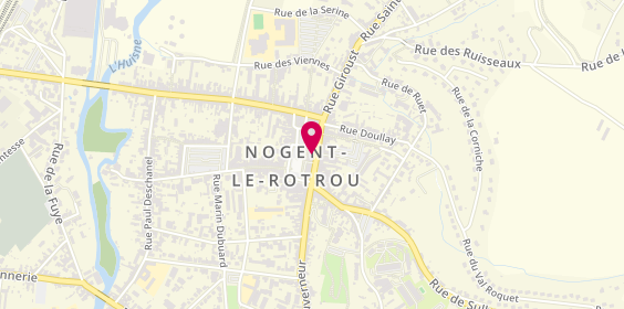 Plan de Pompes funèbres PFG NOGENT-LE-ROTROU, 30 Rue Villette Gâte, 28400 Nogent-le-Rotrou