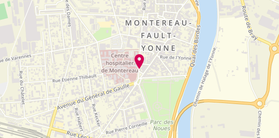 Plan de Pompes funèbres PFG MONTEREAU-FAULT-YONNE, 2 Bis Rue Victor Hugo, 77130 Montereau-Fault-Yonne