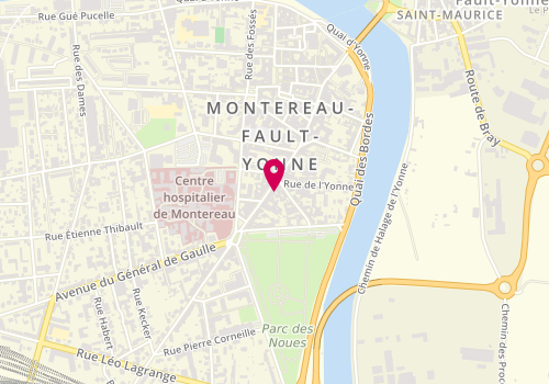 Plan de Pompes Funèbres de France, 87 Rue Jean Jaurès, 77130 Montereau-Fault-Yonne