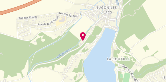 Plan de Pompes Funèbres Marbrerie Entre Deux Rivières, 14 Rue de Langouhedre, 22270 Jugon-les-Lacs