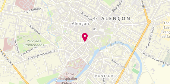 Plan de Pfg - Services Funeraires, 108 Grande Rue, 61000 Alençon