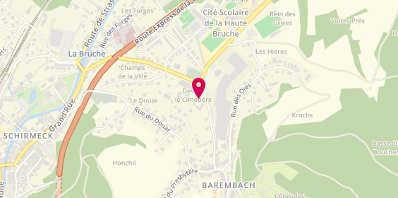Plan de Ambulances St Georges, 11 Bis Route Maréchal de Lattre de Tassigny, 67130 Barembach