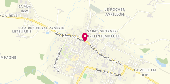 Plan de Le Choix Funéraire, 3 Rue Julien Maunoir, 35420 Saint-Georges-de-Reintembault