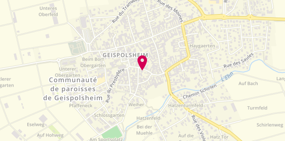 Plan de Pompes Funebres Publiques Rhenanes, 19 Rue Sainte-Jeanne d'Arc, 67118 Geispolsheim