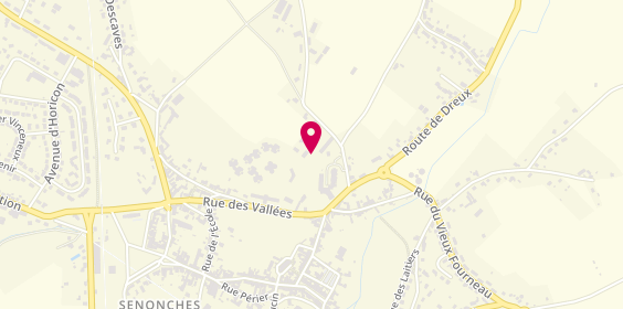 Plan de Marbrerie Generale Vaux et Fil, 5 Route des Brosses, 28250 Senonches