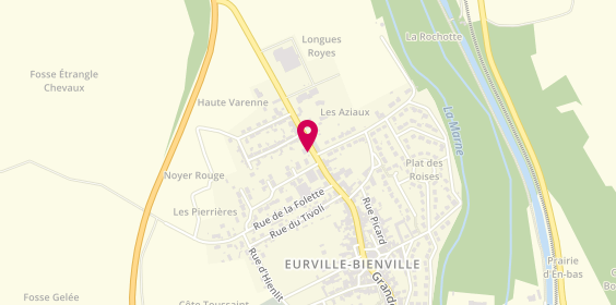 Plan de Pompes Funèbres Hocquet, 2 Rue grande Rue d'Eurville, 52410 Eurville-Bienville