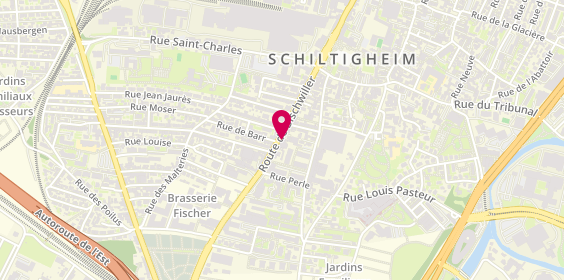 Plan de Pompes Funèbres Publiques Rhénanes, 60 Route de Bischwiller, 67300 Schiltigheim