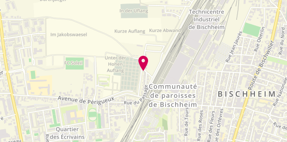 Plan de Le Choix Funeraire, 46 Rue du Passage, 67800 Bischheim