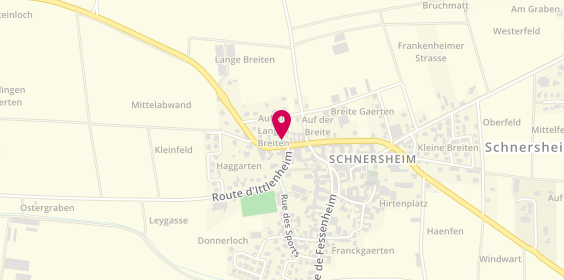 Plan de Pompes Funebres Ernest Weidmann, 8D Route de Saverne, 67370 Schnersheim