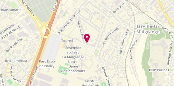 Plan de La Bateliere Cooperative Funeraire, Ouvert 7J/7, 24H/24
10 Rue Catherine Opalinska, 54140 Jarville-la-Malgrange
