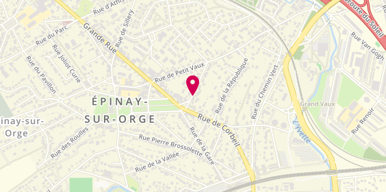 Plan de Les Granits Floury, 8 Rue des Monseaux, 91360 Épinay-sur-Orge