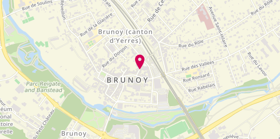 Plan de Pompes funèbres PFG BRUNOY, 6 Rue de la Gare, 91800 Brunoy