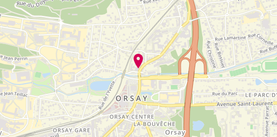 Plan de Pompes Funèbres de France, 3 Rue Charles de Gaulle, 91400 Orsay