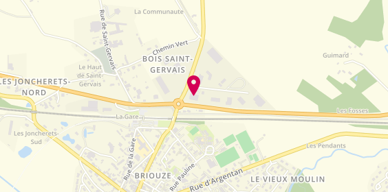 Plan de Marbrerie Fortis, 5 Zone Artisanale des 5 Chemins, 61220 Briouze