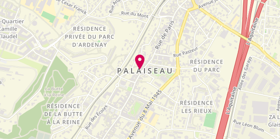 Plan de Pompes Funèbres de France, 102 Rue de Paris, 91120 Palaiseau
