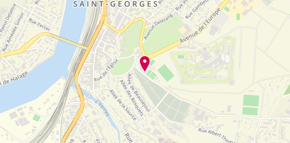 Plan de Pompes funèbres PFG VILLENEUVE-SAINT-GEORGES, Carr Jean Moulin, 94190 Villeneuve-Saint-Georges