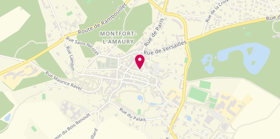 Plan de Pompes funèbres PFG MONTFORT-l'AMAURY, 25 Rue Amaury, 78490 Montfort-l'Amaury