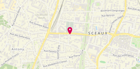 Plan de Le Choix Funéraire, 125 Rue Houdan, 92330 Sceaux