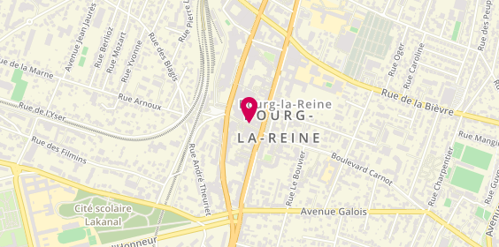 Plan de Pompes Funèbres PFG Bourg-la-Reine, 4 Rue René Roeckel, 92340 Bourg-la-Reine