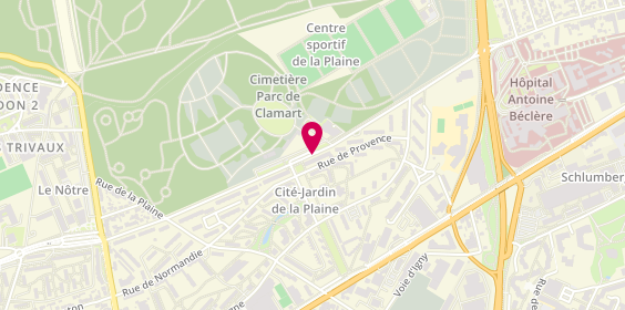 Plan de Pfg-Services Funeraires, 181 Rue Porte de Trivaux, 92140 Clamart
