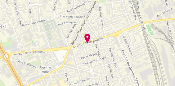 Plan de Pompes Funèbres Musulmanes En-Nour, 83 avenue Jean Jaurès, 94400 Vitry-sur-Seine